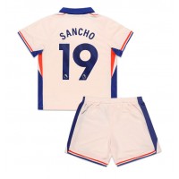 Maglia Calcio Chelsea Jadon Sancho #19 Seconda Divisa Bambino 2024-25 Manica Corta (+ pantaloncini)